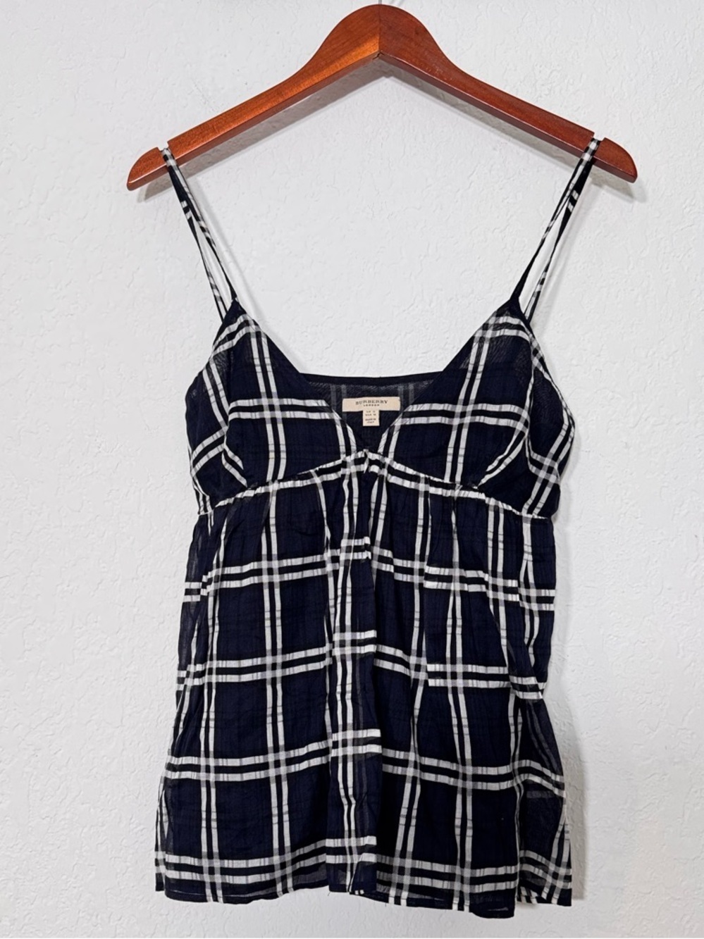 Burberry peplum camisole top